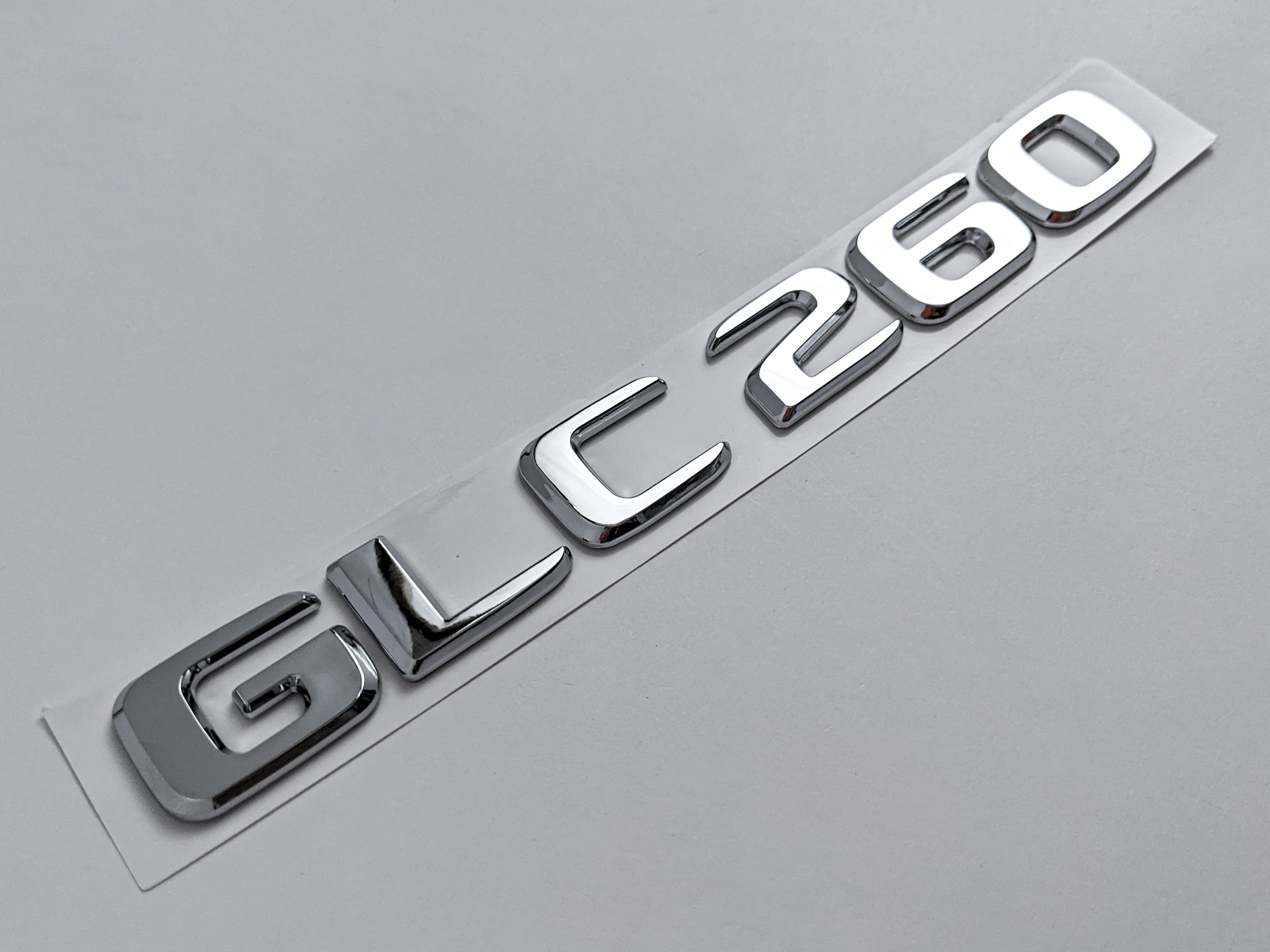 Mercedes Benz Chrome Silver "GLC260" Rear Trunk Nameplate Emblem Badge Italiaspares