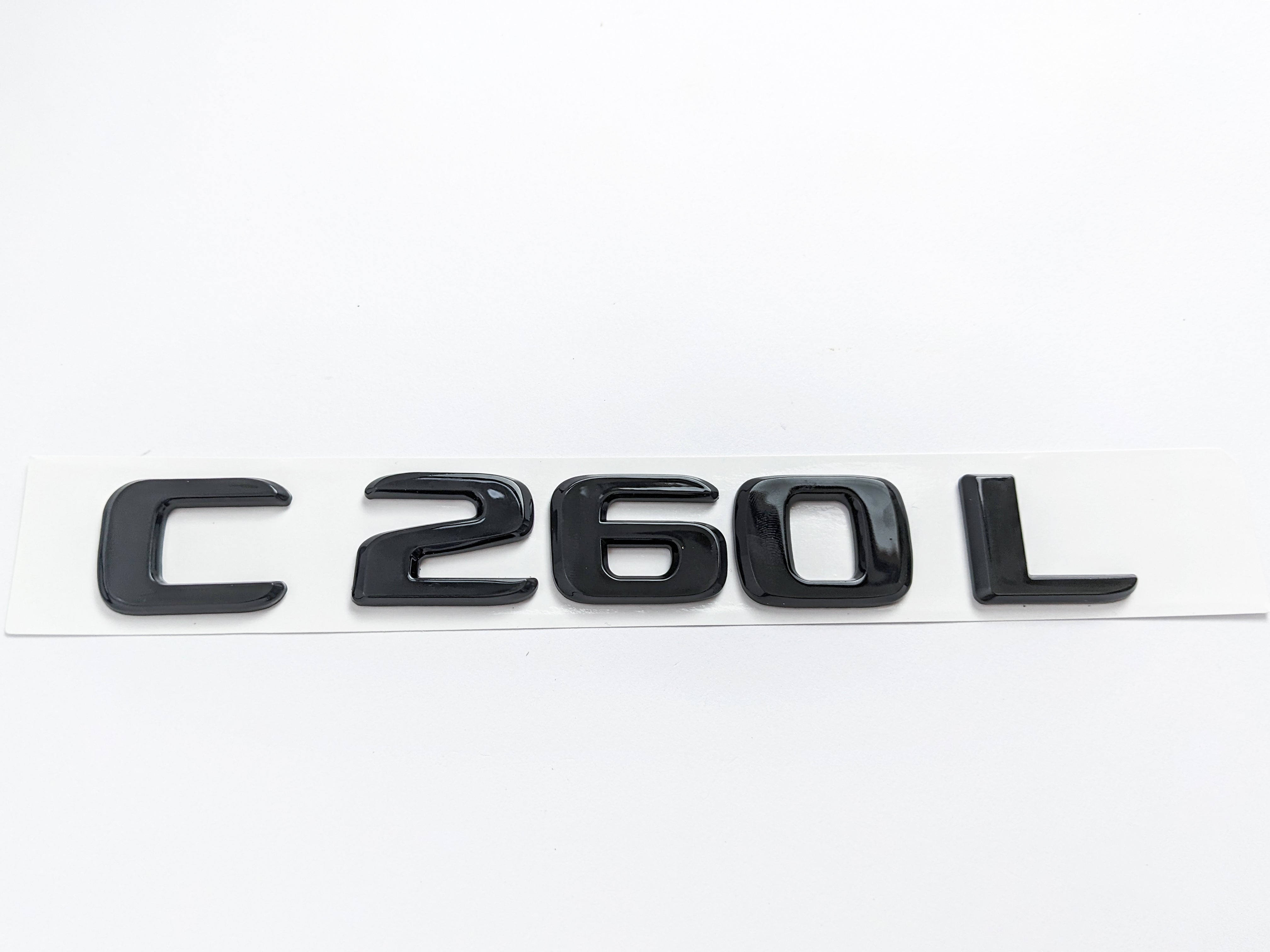 Gloss Black "C260L"  Letter Emblem Trunk Logo Nameplate Badge For Mercedes Benz Factory