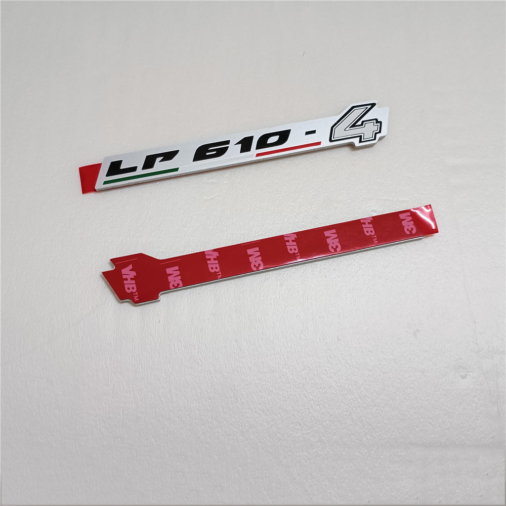 2XLamborghini Huracan Decorative Adhesive Adhes LP610-4 Badge 4T0854499A