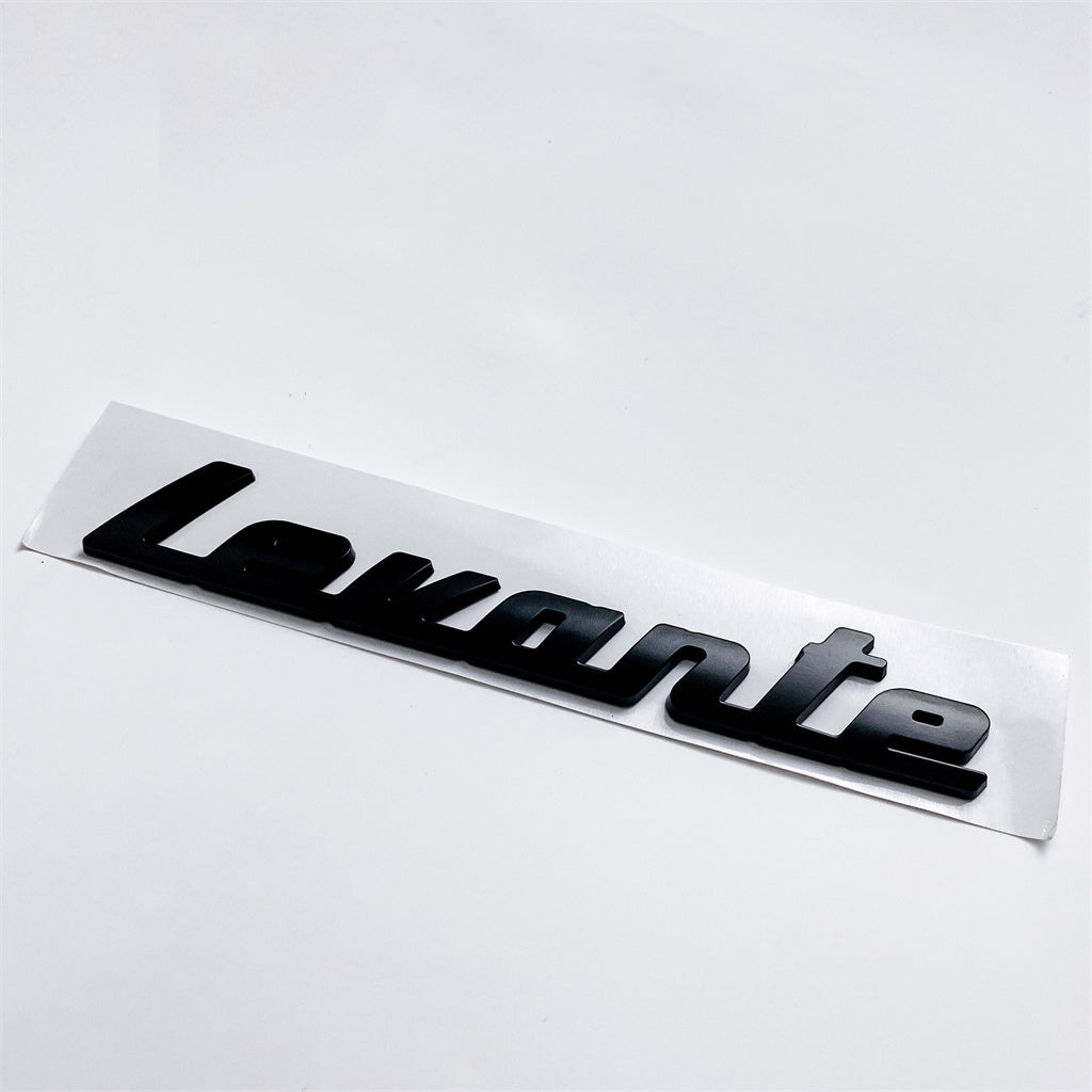 Maserati SUV Levante Chrome Sliver Rear Script Emblem Badge # 670032428 Italiaspares