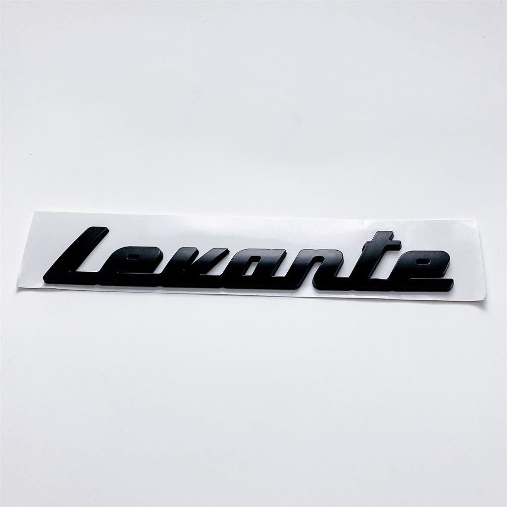 Maserati SUV Levante Chrome Sliver Rear Script Emblem Badge # 670032428 Italiaspares