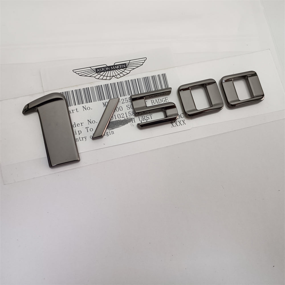 Aston Martin DBX 1/500 Side Badge Gunmetal Grey Emblem MY83-255A96-AA Factory