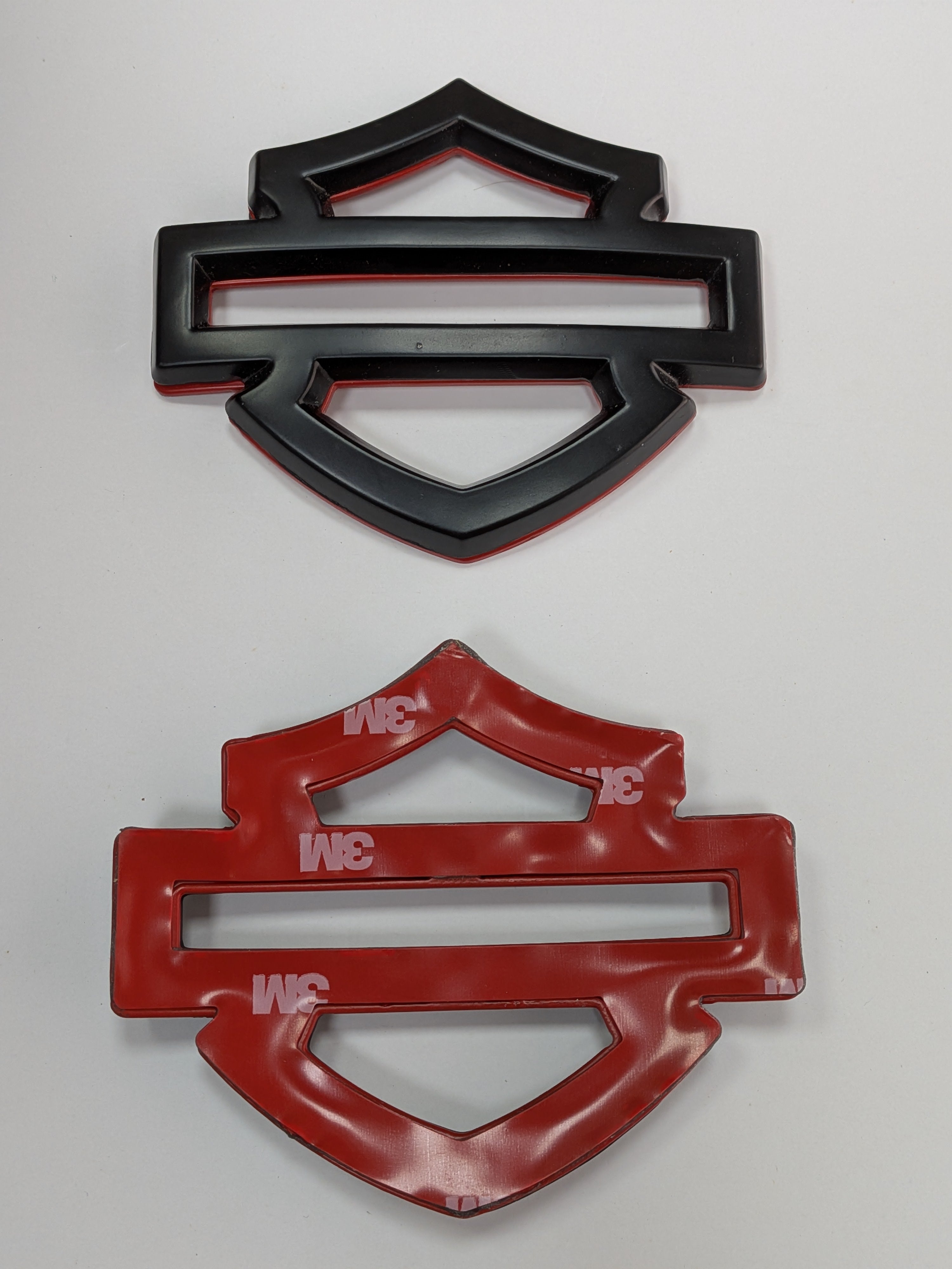 Harley davidson  Metal CVO Tank Emblems Badges New Sliver black-chrome Factory