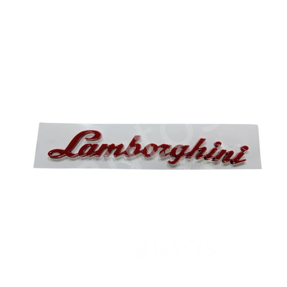Lamborghini Aventador LP700 LP720 LP750 Rear Script Badge Gloss Red Factory