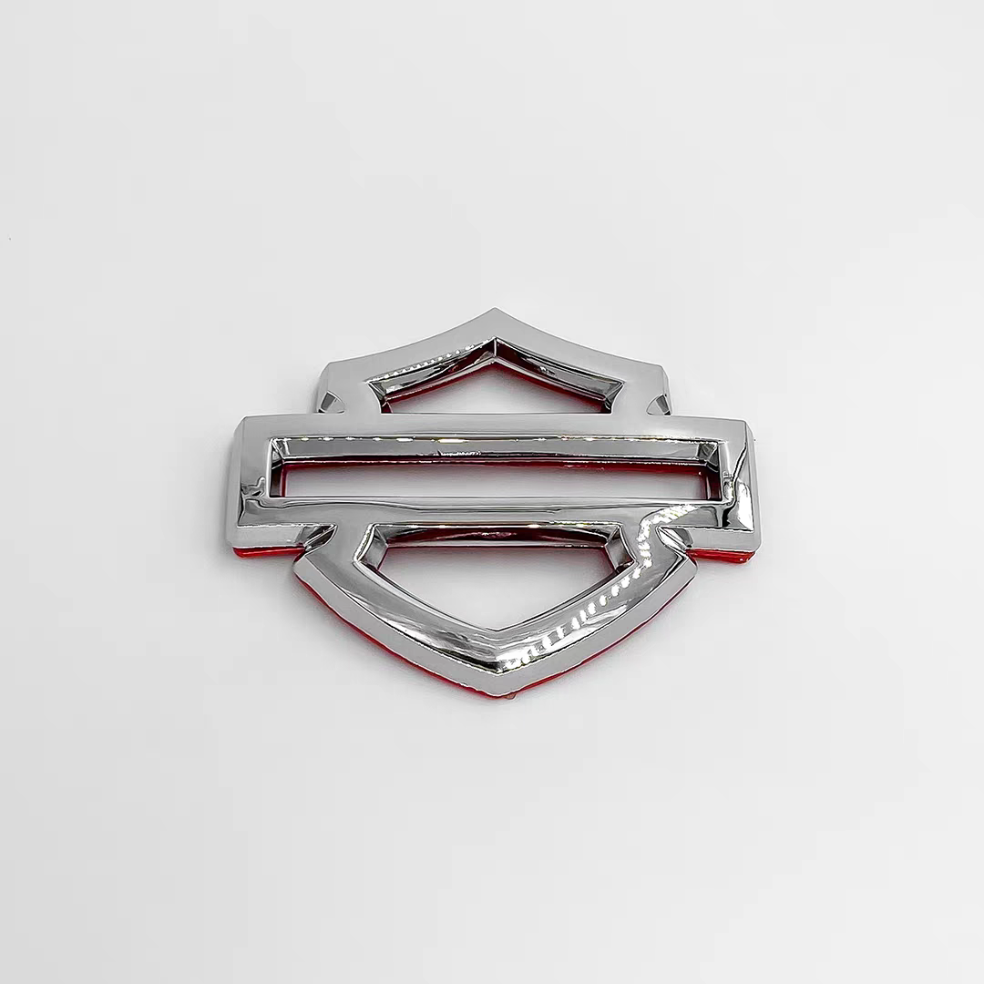 Harley davidson  Metal CVO Tank Emblems Badges New Sliver black-chrome Factory