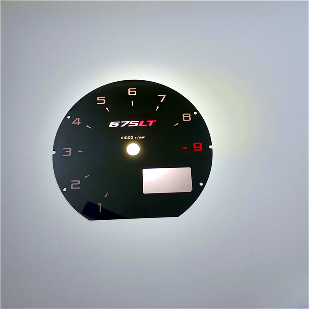 McLaren 675LT Face Plate Instrument Cluster Plate Modify New Italiaspares