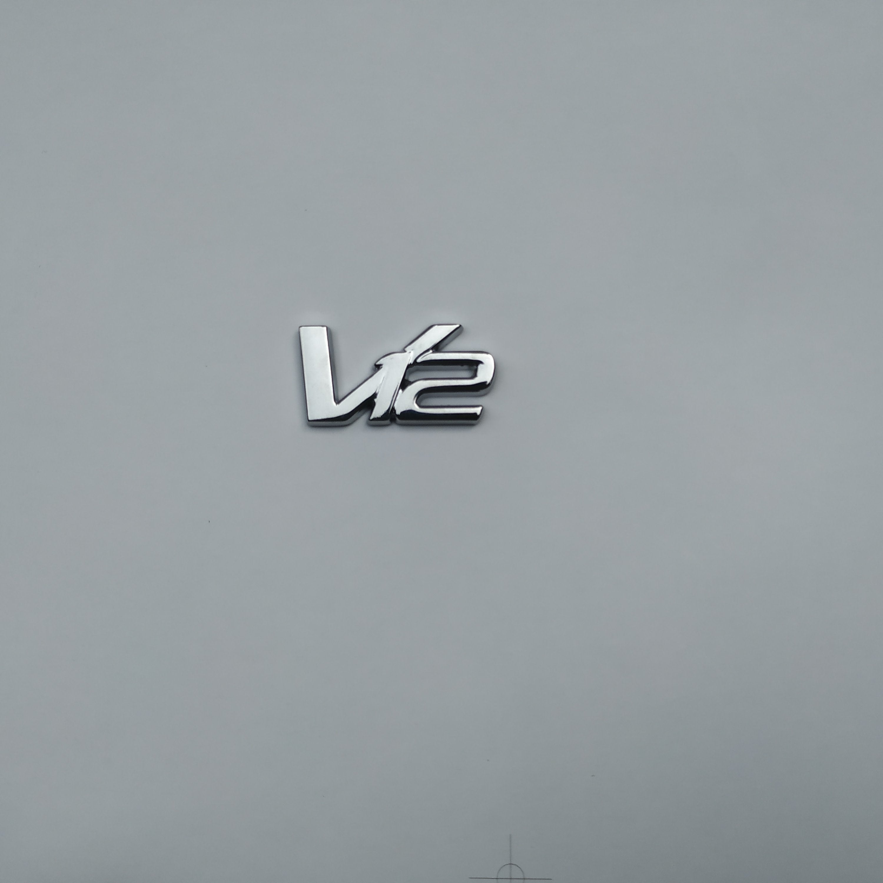 Aston martin V12 Metal Emblem Badge (1PC) Italiaspares