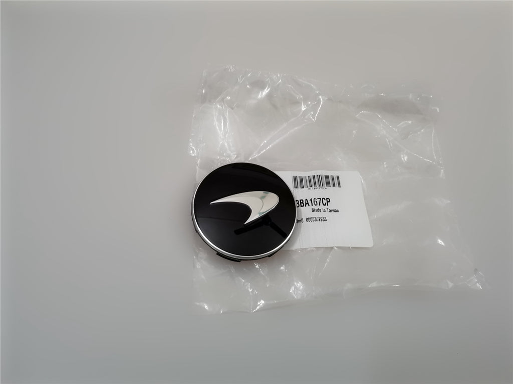 1X Genuine Mclaren 570s 600LT 720s Black Wheel Hub Cap 13BA167CP Factory