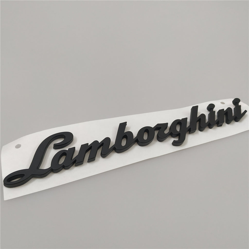 Lamborghini Aventador LP700 LP720 LP750 Rear Script Emblem Matte Black Italiaspares