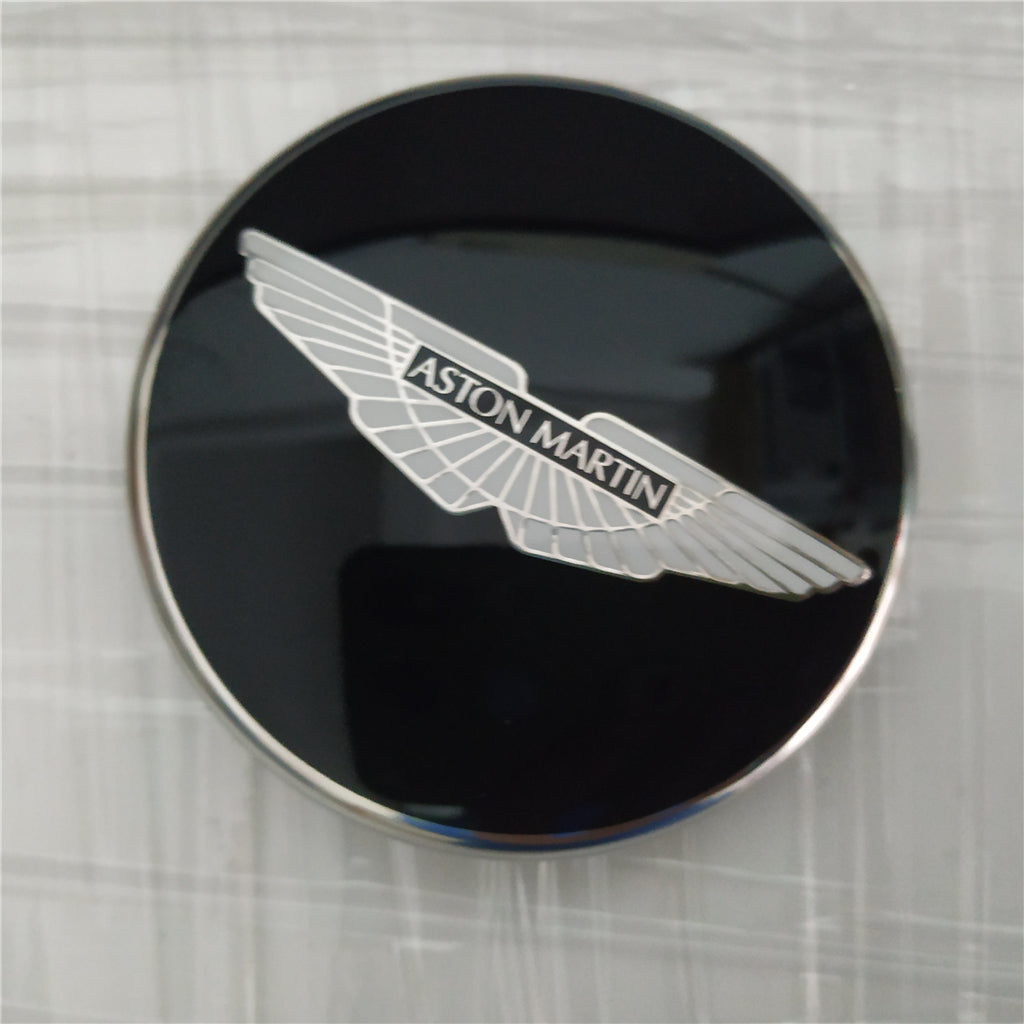 1x Genuine Aston Martin V8 Rapide Virage Black Wings Black Wheel Center Cap Factory