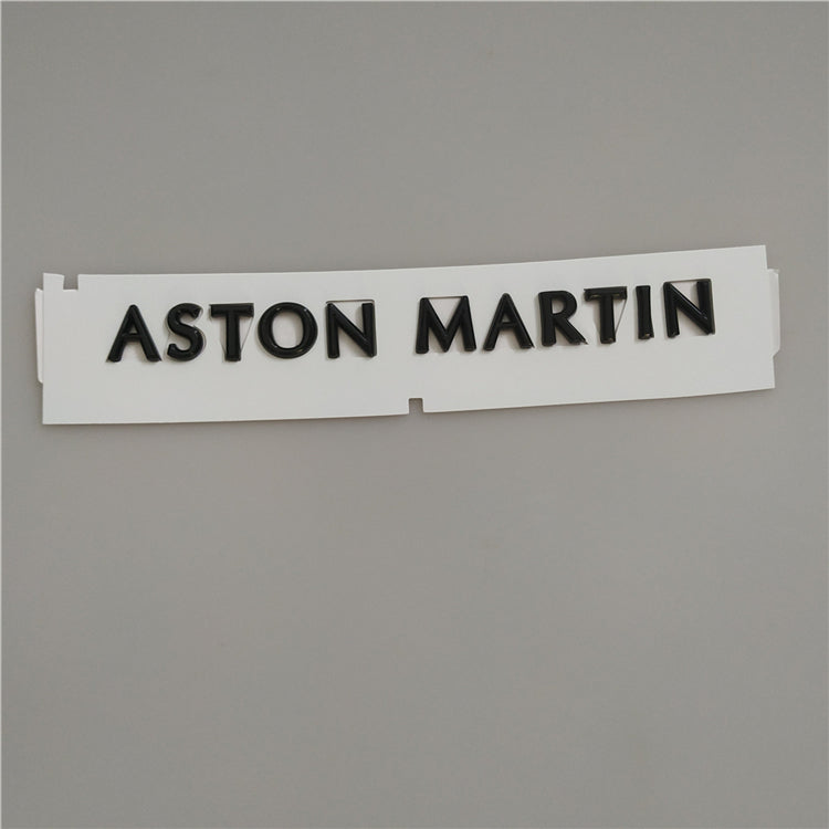 Aston Martin New Vantage Bonnet/Boot Black Chrome Badge & Rear Badge Italiaspares