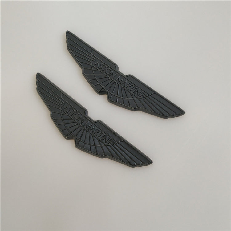 Aston Martin New Vantage Bonnet/Boot Black Chrome Badge & Rear Badge Italiaspares