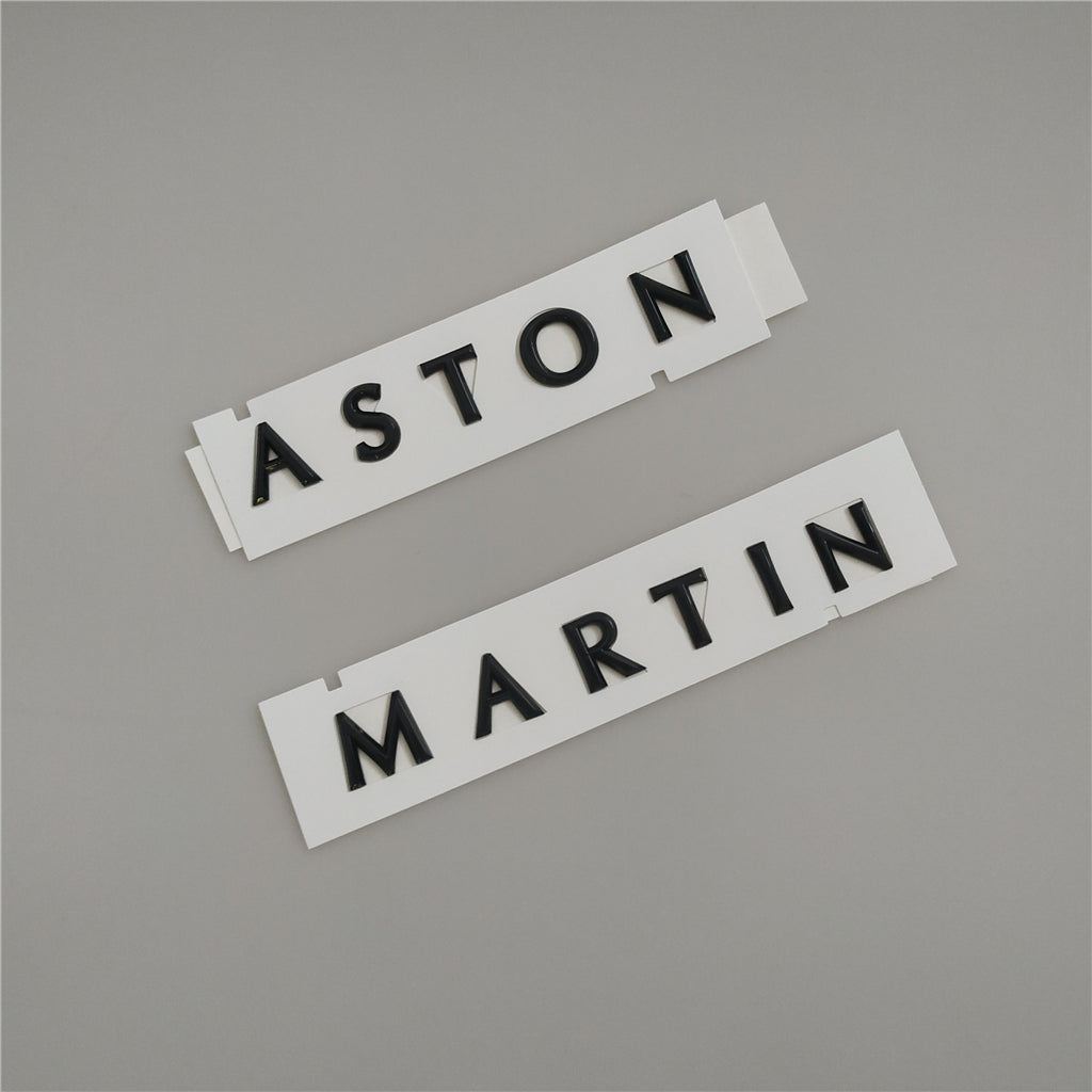 Aston Martin DBX Bonnet/Boot Black Chrome Badge & Rear Badge Kit Italiaspares
