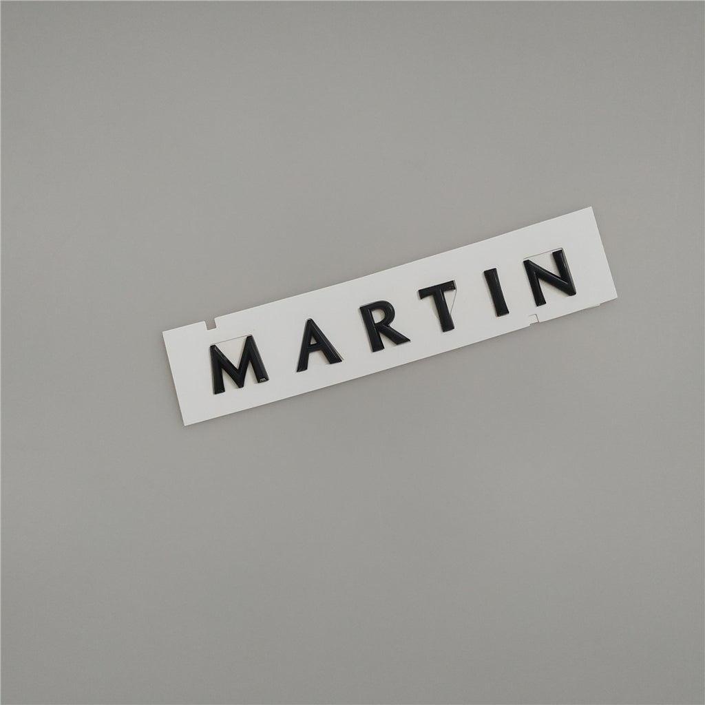 Aston Martin DBX Bonnet/Boot Black Chrome Badge & Rear Badge Kit Italiaspares
