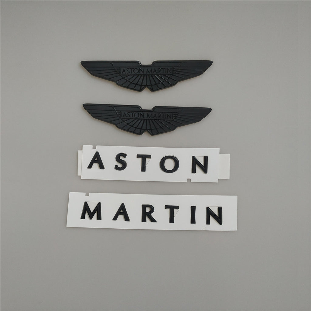 Aston Martin DBX Bonnet/Boot Black Chrome Badge & Rear Badge Kit Italiaspares