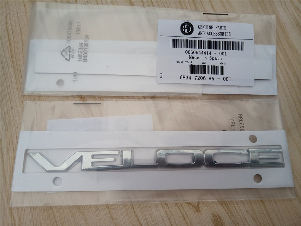 1X Alfa Romeo Guilia 280HP Veloce Chrome Emblem 50544414 Italiaspares