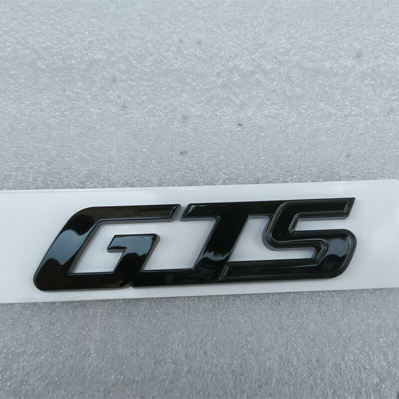 Maserati 2017 Quattroporte Ghibli GTS Rear Script Badge Emblem Glossy Black Italiaspares