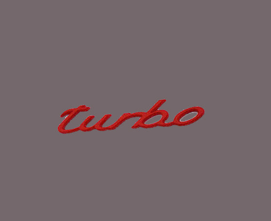 Porsche Cayenne Rear Badge Emblem 'tubor' Italiaspares